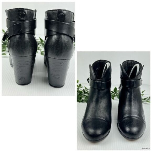 Rag & Bone Harrow Ankle Boots/ Booties black size 7.5 - Picture 4 of 10